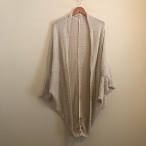 Soft Surroundings Open Front Circle Cardigan Sweater